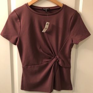 Express Tie Front T-shirt